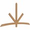 Ekena Millwork Alberta Smooth Timber Gable Bracket, Western Red Cedar, 84"W x 45"H x 1 1/2"D x 3 1/2"F, 13/12 Pitch GBW084X45X0204ALB00SWR - alternate 4